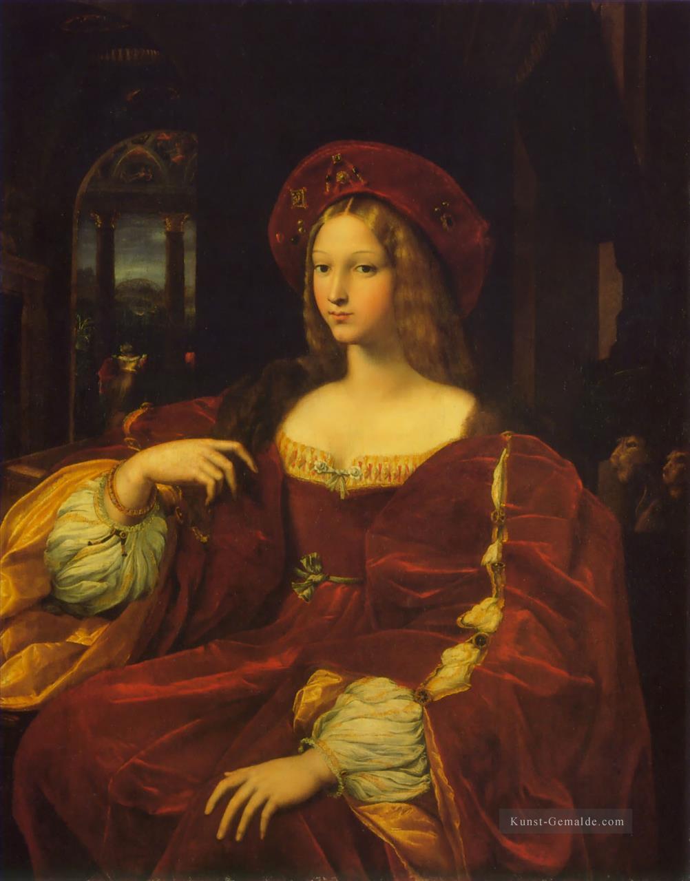 Johanna von Aragon Renaissance Meister Raphael Ölgemälde